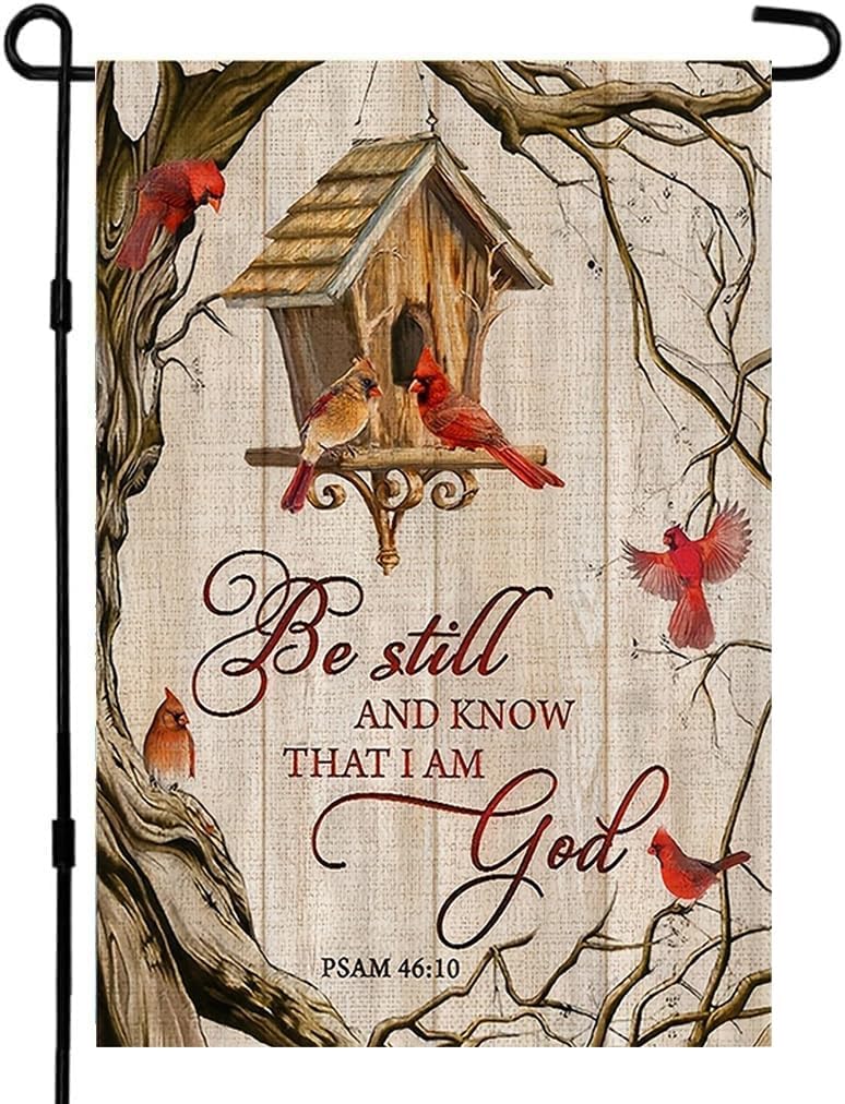 Urban Farming Urban Gardening - Heilige Bibel Gartenflagge 12 x 18