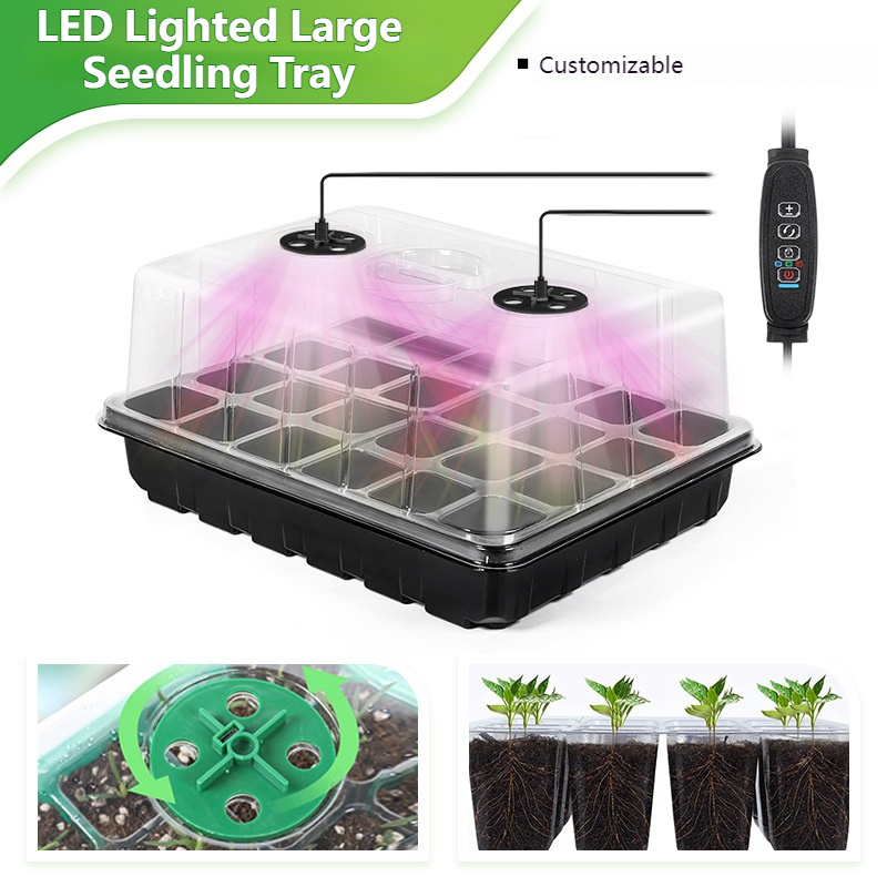 24/48 Zellen Anzuchtset mit LE – Dome Propagation Kit Bewertung und Preis